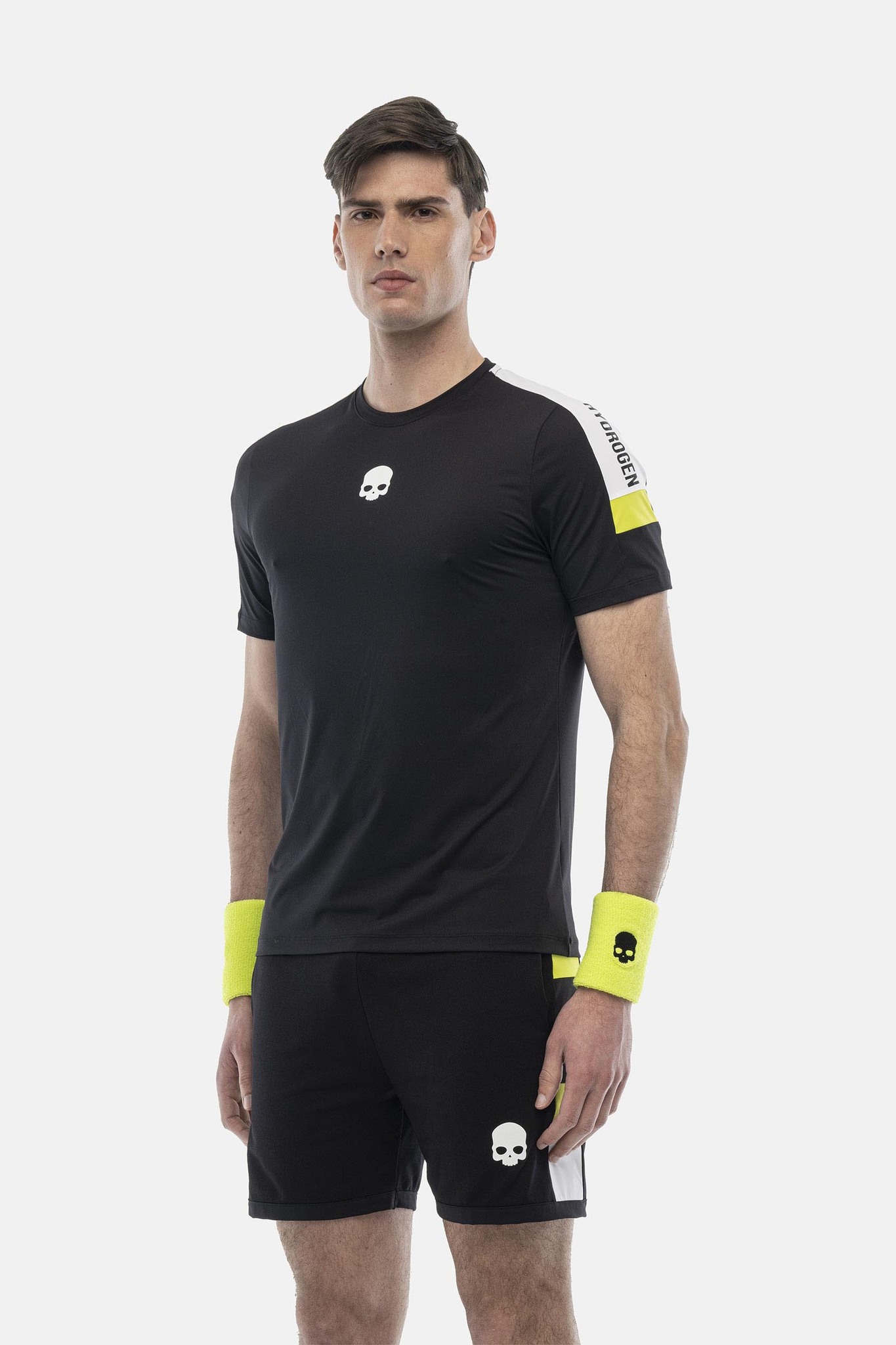 Мужская футболка HYDROGEN HERITAGE TECH T-SHIRT (TT0006-007), черный