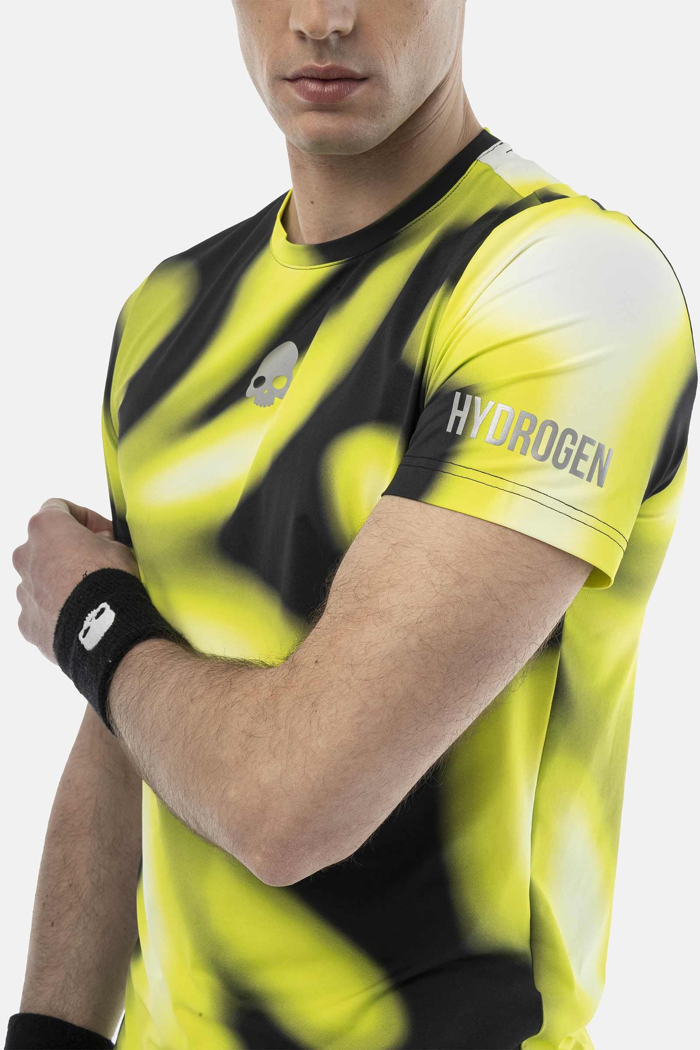 Мужская футболка HYDROGEN PSYCHEDELIC TECH T-SHIRT (TT0014-003), желтый