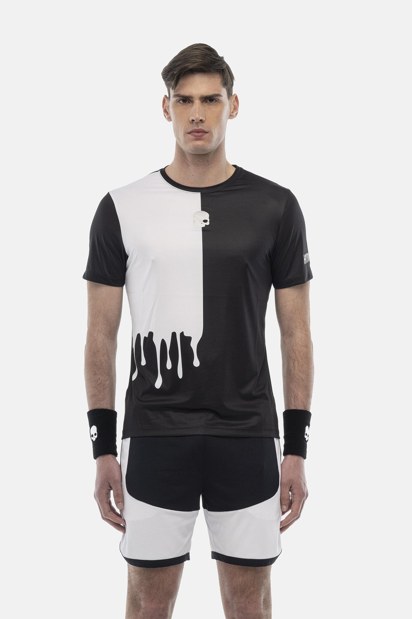 Мужская футболка HYDROGEN DRIP TECH T-SHIRT (TT0018-118), черный