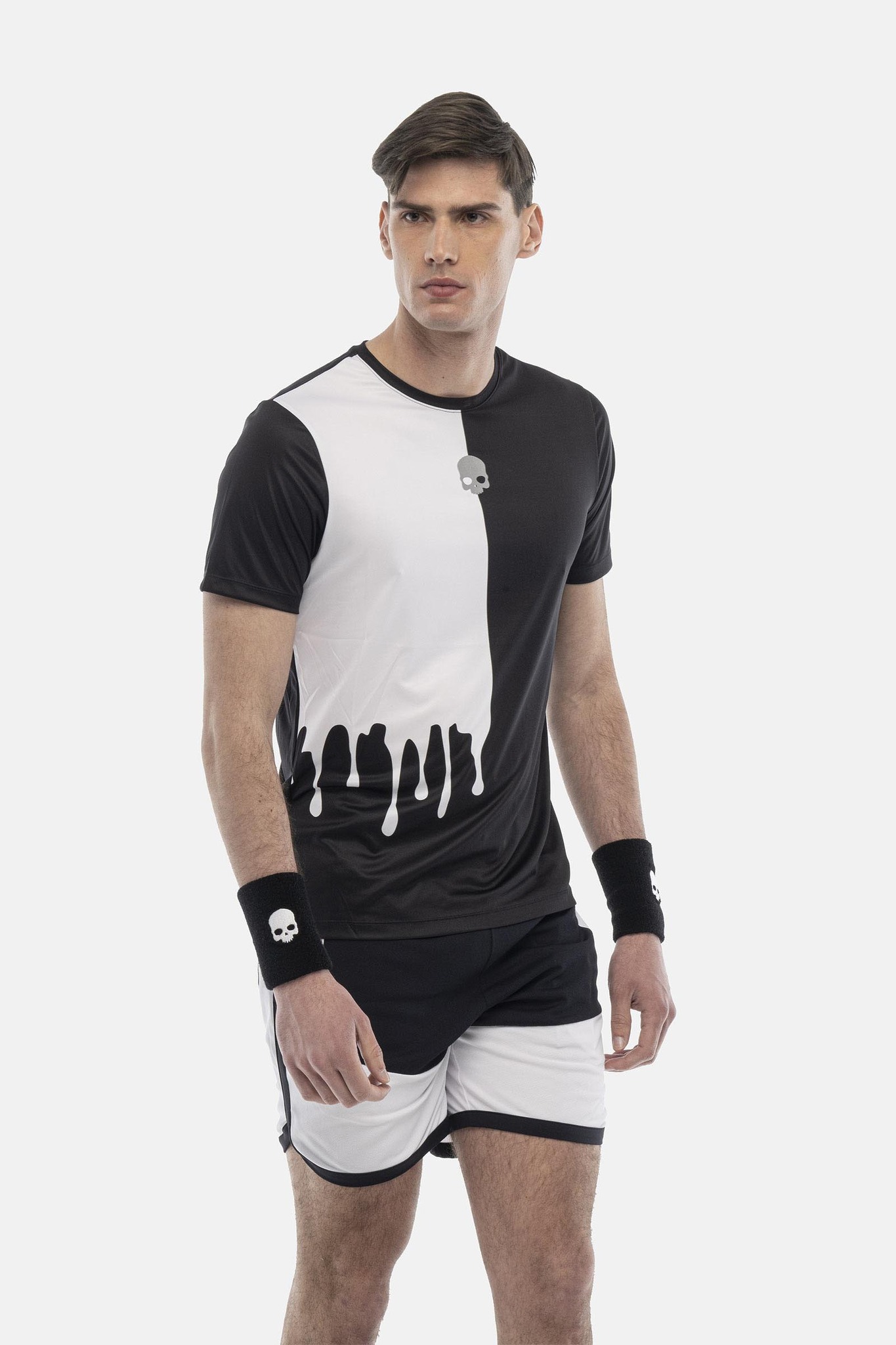 Мужская футболка HYDROGEN DRIP TECH T-SHIRT (TT0018-118), черный