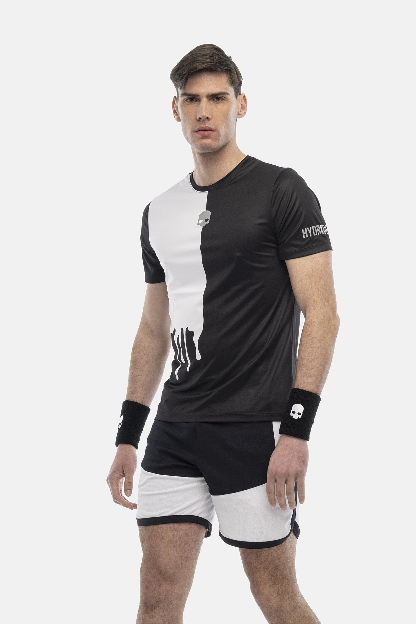 Мужская футболка HYDROGEN DRIP TECH T-SHIRT (TT0018-118), черный