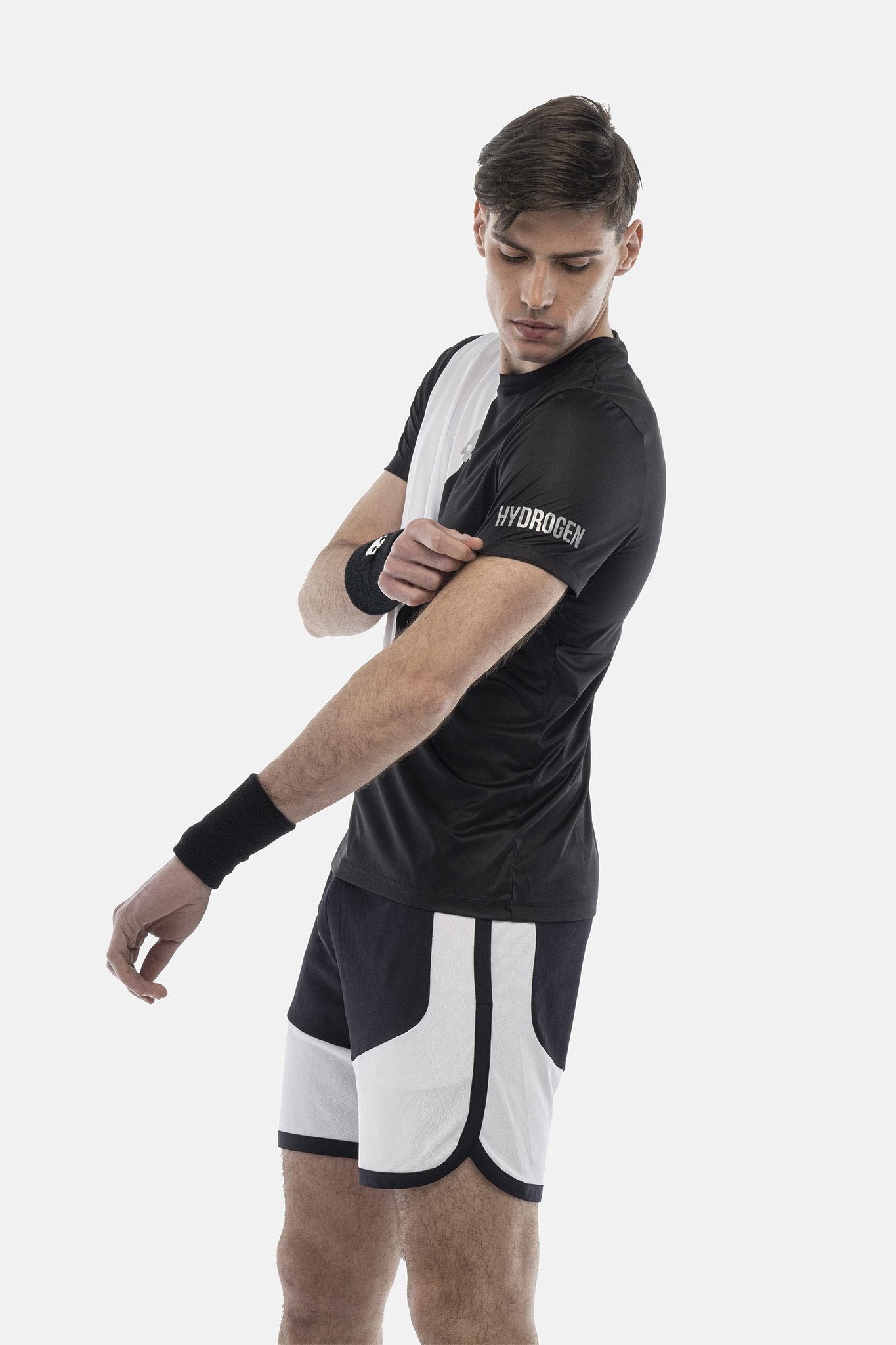 Мужская футболка HYDROGEN DRIP TECH T-SHIRT (TT0018-118), черный