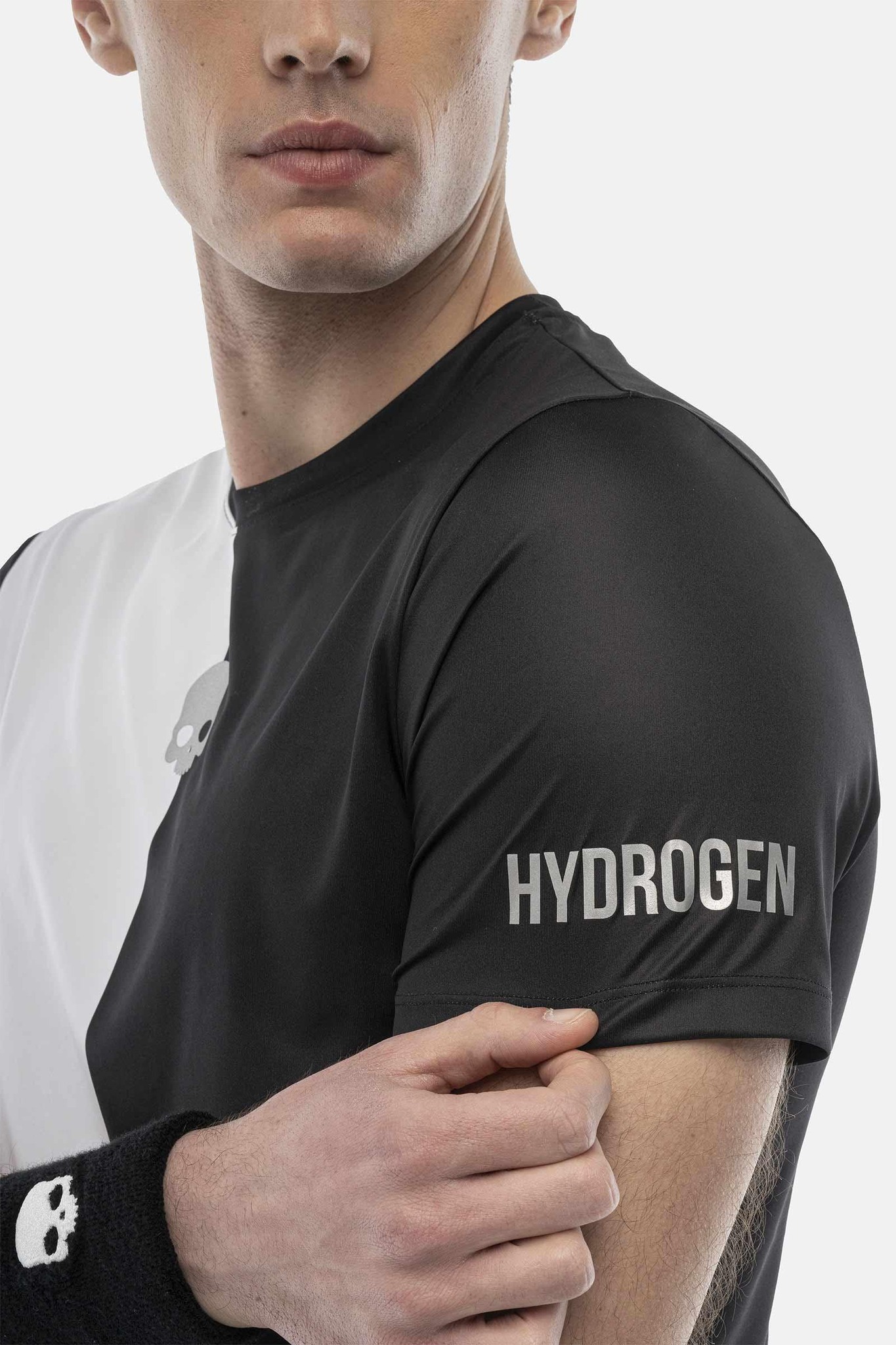 Мужская футболка HYDROGEN DRIP TECH T-SHIRT (TT0018-118), черный