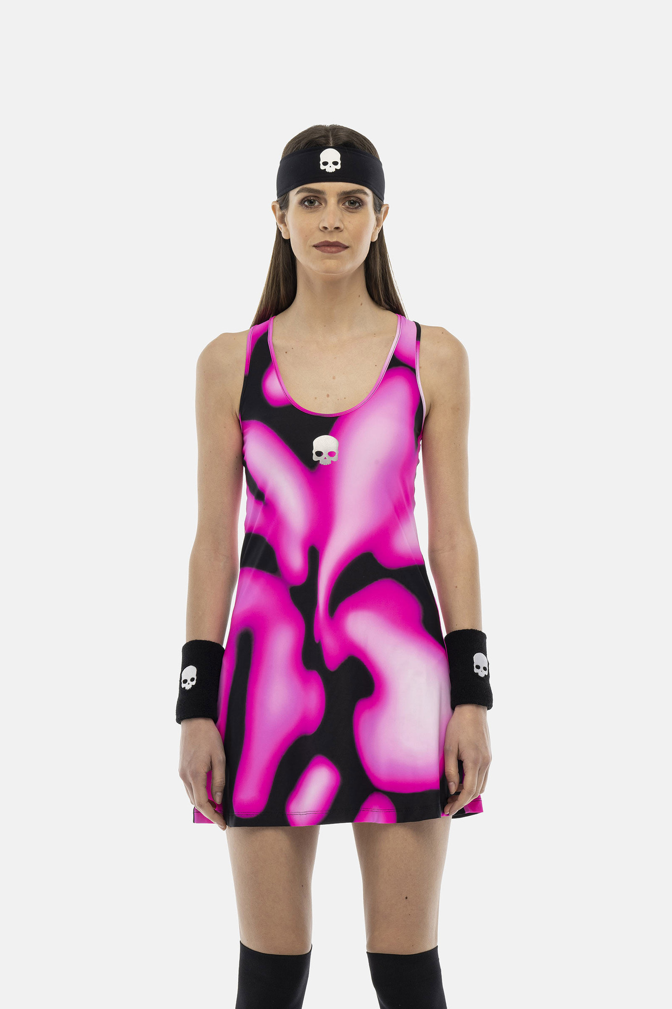 Теннисное платье Hydrogen PSYCHEDELIC TECH DRESS (TD1004-679), розовый