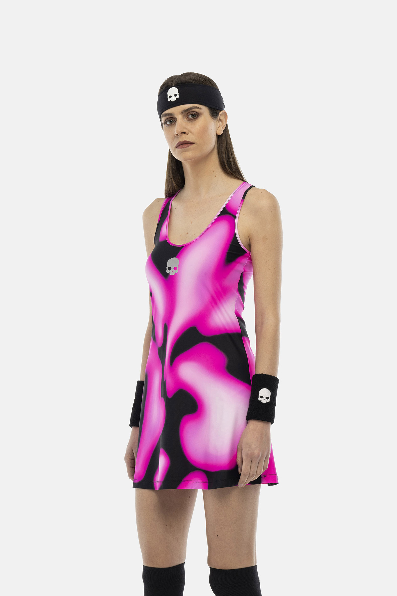 Теннисное платье Hydrogen PSYCHEDELIC TECH DRESS (TD1004-679), розовый