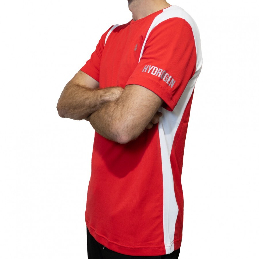 Мужская футболка HYDROGEN INLAY TECH T-SHIRT (TT0003-124), красный
