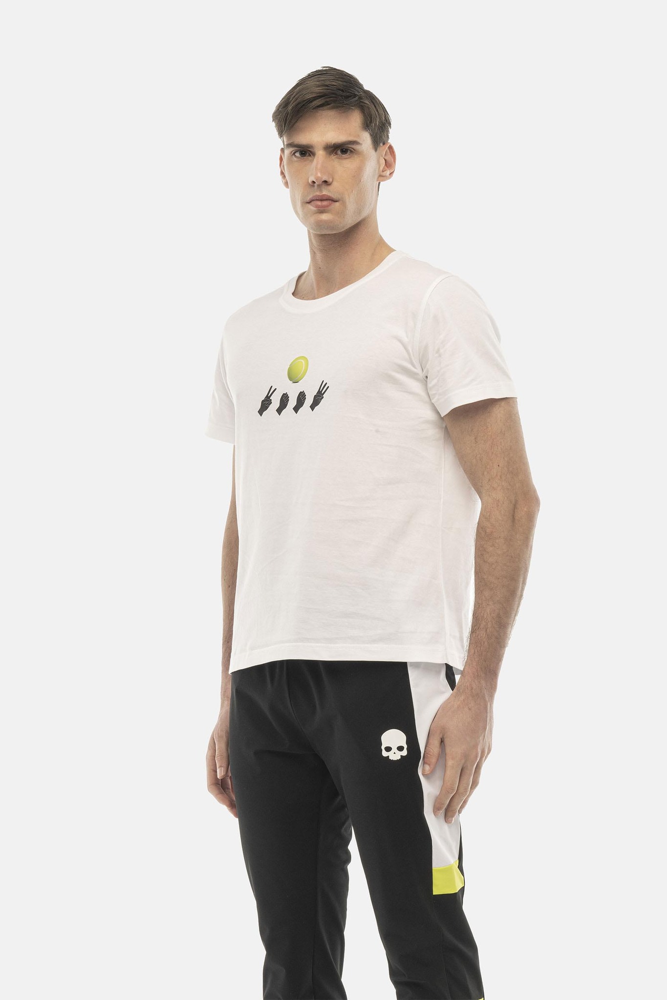Мужская футболка HYDROGEN 2003 TENNIS BALL T-SHIRT (TT0013-001), белый