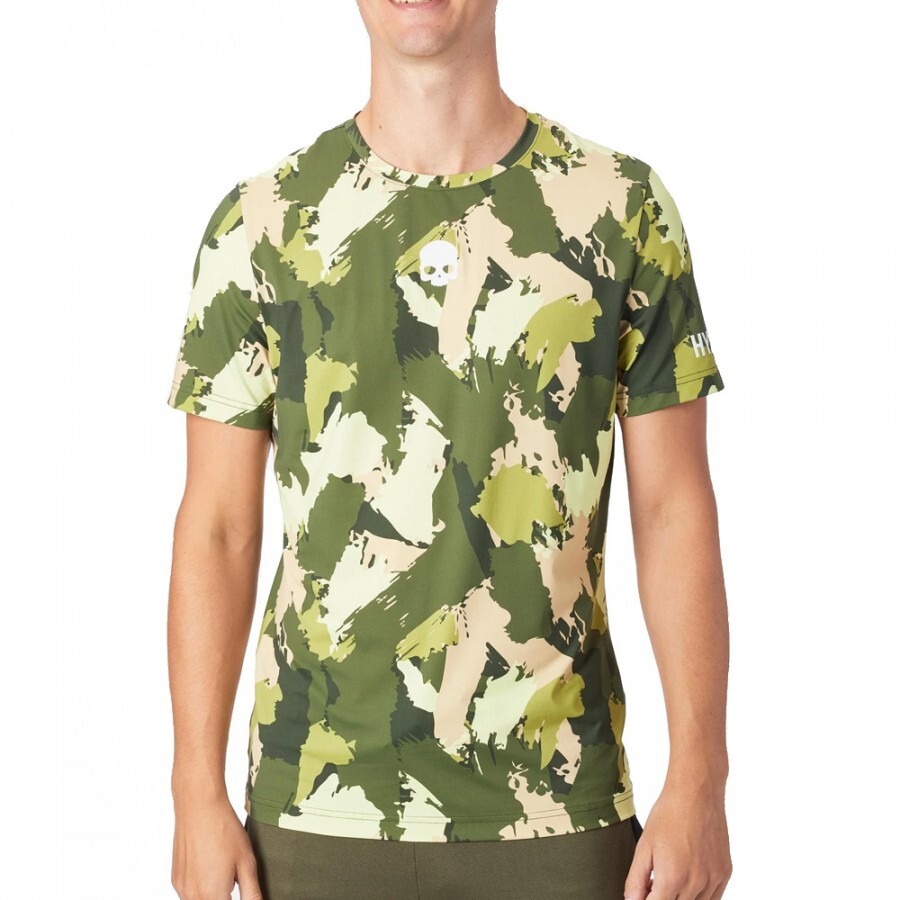 Мужская футболка HYDROGEN BRUSHED CAMO TECH T-SHIRT (TT0016-003), зеленый