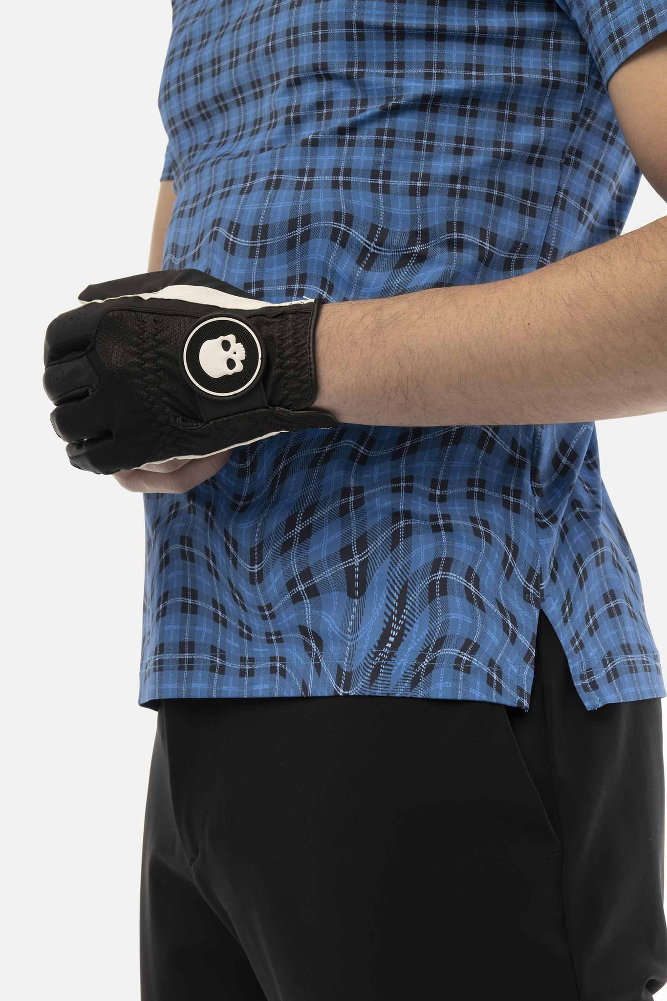 Мужское поло Hydrogen LIQUIFY CHECK TECH POLO (GL0016-013), синий