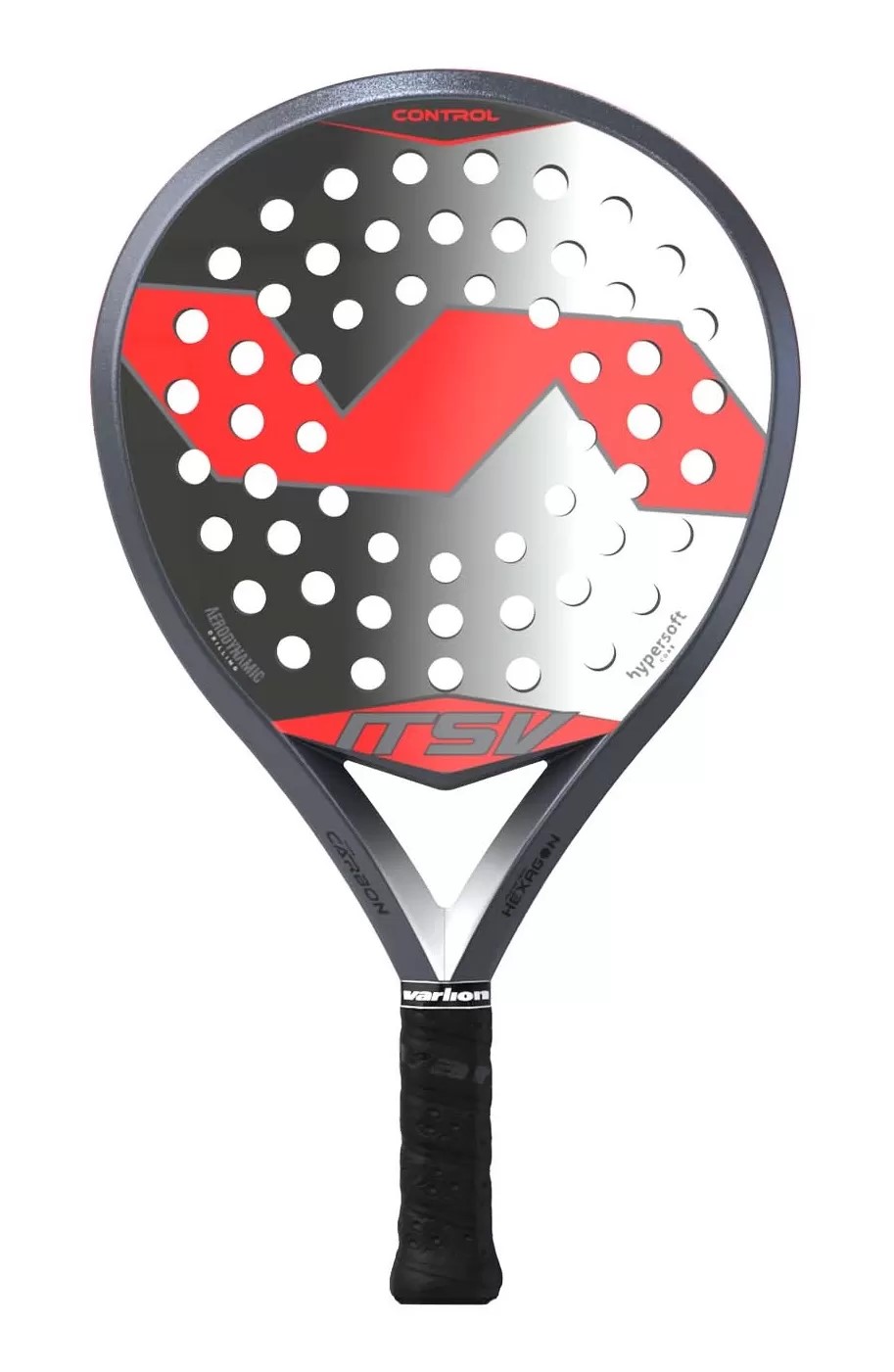 Ракетка для падела Varlion LW Hexagon 8.8 2024 Red/Gray