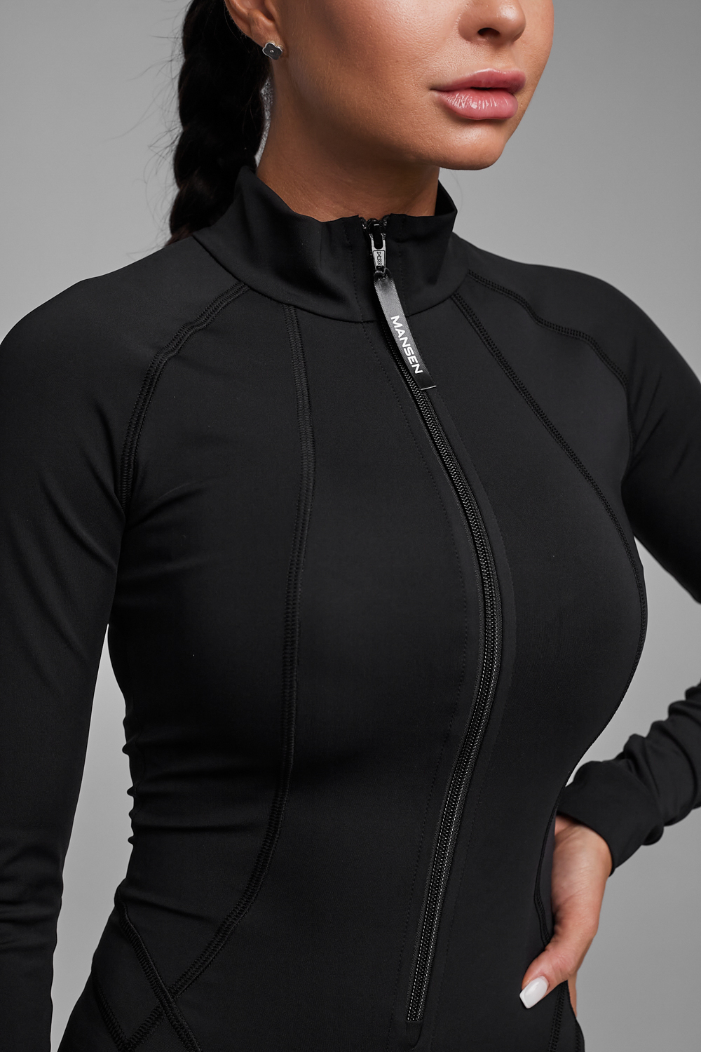 Комбинезон Fit Black с леггинсами