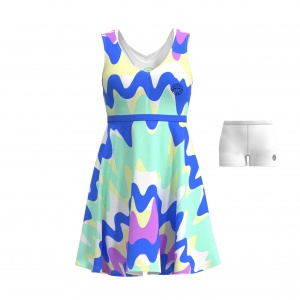 Платье женское Good Vibes (с шортиками)