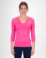 Футболка женская Crew 3 с V-образным вырезом и рукавом 3/4