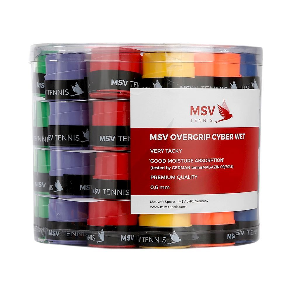 Овергрип MSV Overgrip Cyber Wet, 10 colors , 60шт/уп