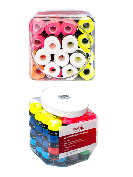 Овергрип MSV Overgrip Cyber Wet, 70 / pack, 10 colors in a candy bowl