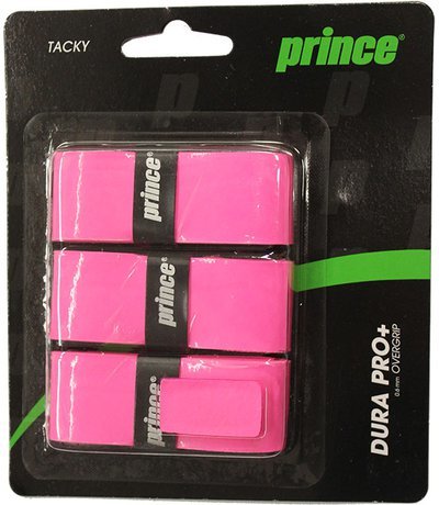 Овергрип Prince dura pro+ розовый, 3шт/уп