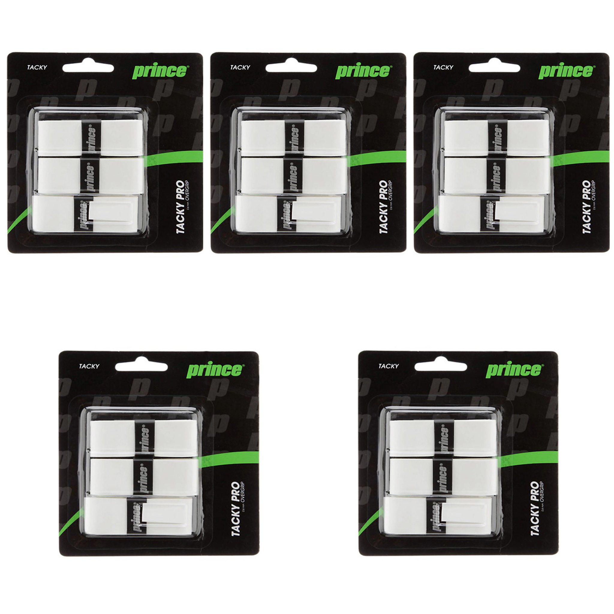 Овергрип Prince TACKY pro белый, 3шт/уп