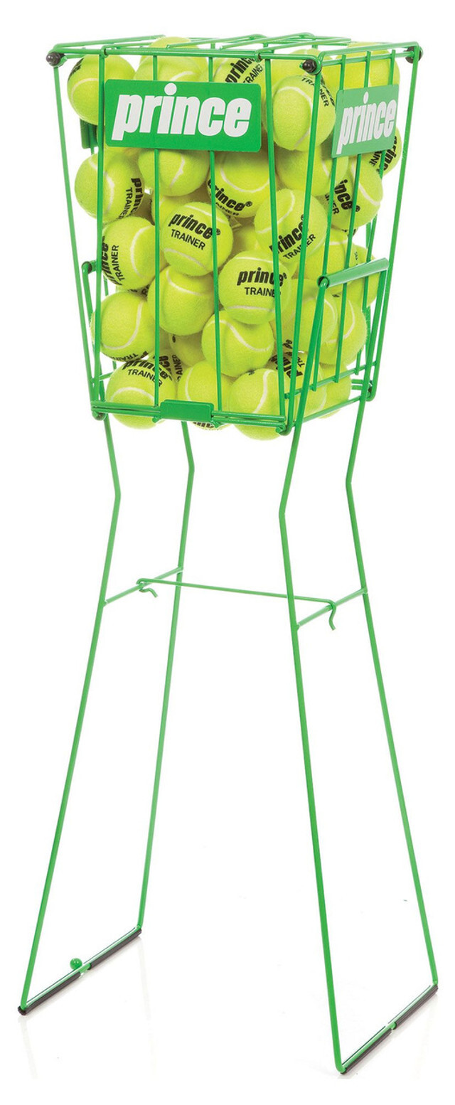 ТЕННИСНАЯ КОРЗИНА PRINCE ДЛЯ ТЕННИСНЫХ МЯЧЕЙ, металлическая (на 70 мячей)