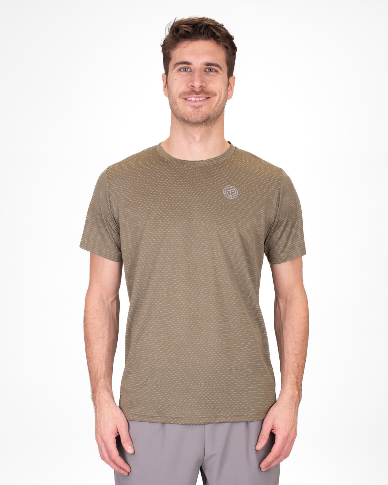 Футболка мужская Crew коричневая