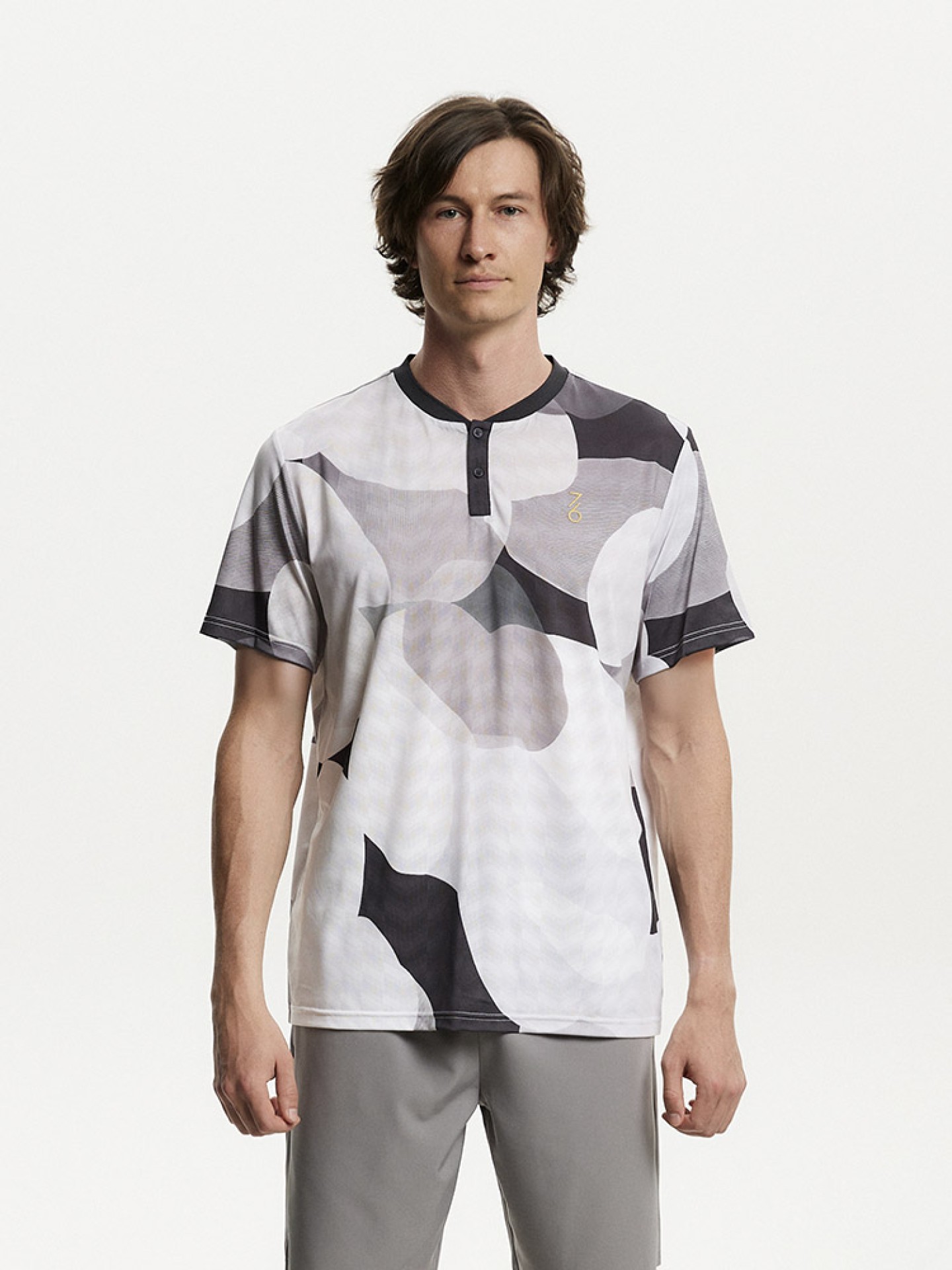 Мужское поло 7/6 Ankl Polo 2.0 Grey Blossom