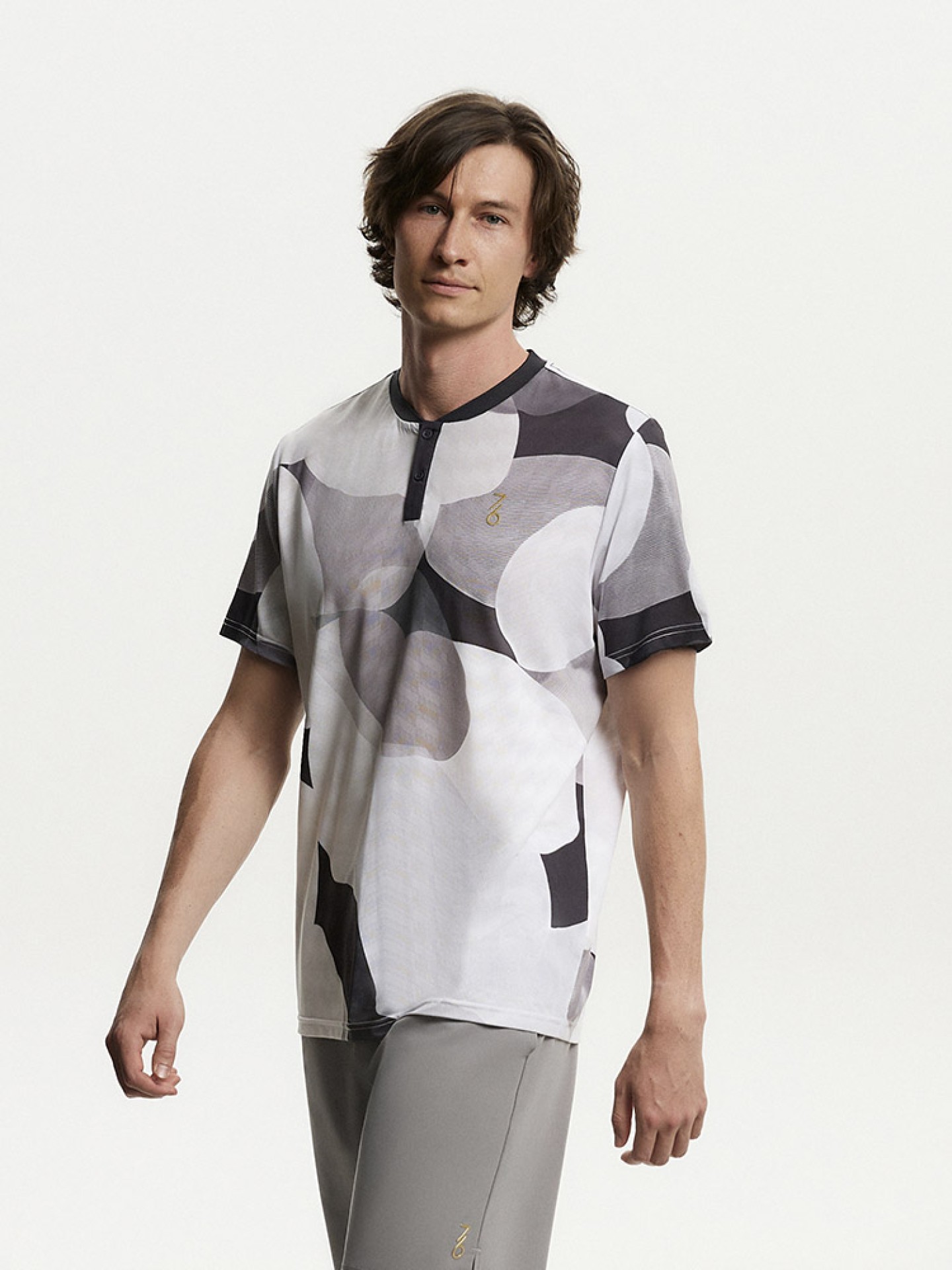 Мужское поло 7/6 Ankl Polo 2.0 Grey Blossom