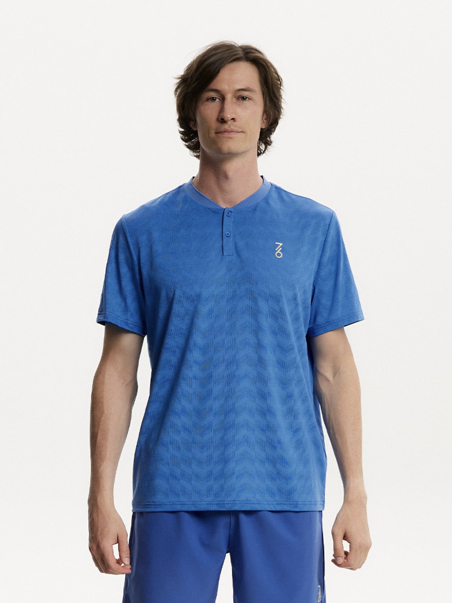 Мужское поло 7/6 Ankl Polo 2.0 Rigatta Blue