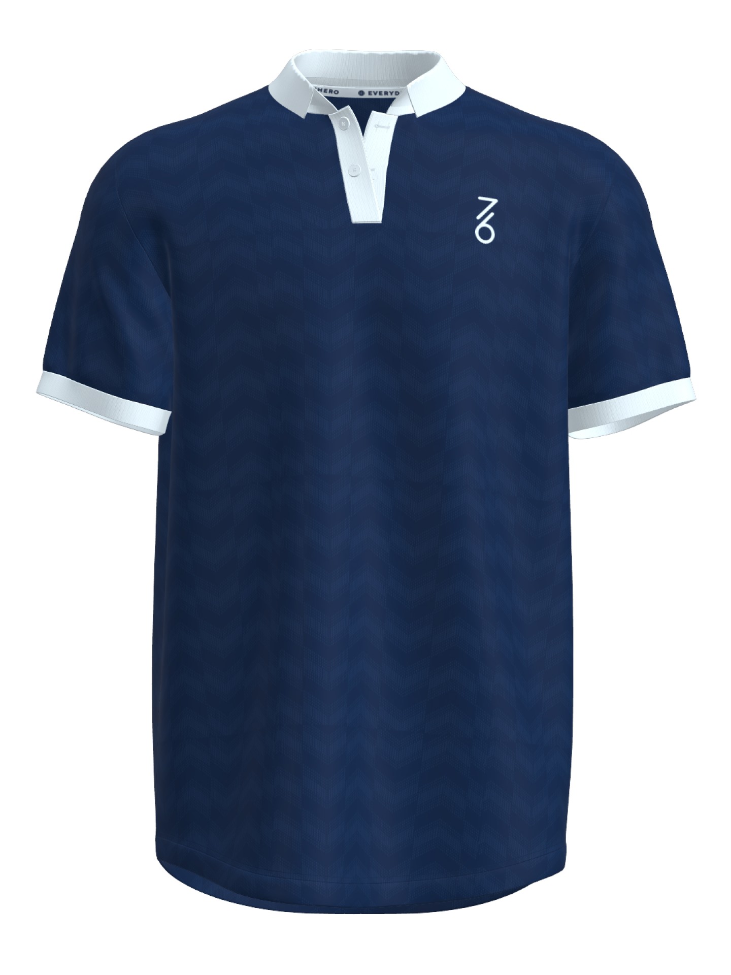 Мужское поло 7/6 Andy Polo Navy Peony