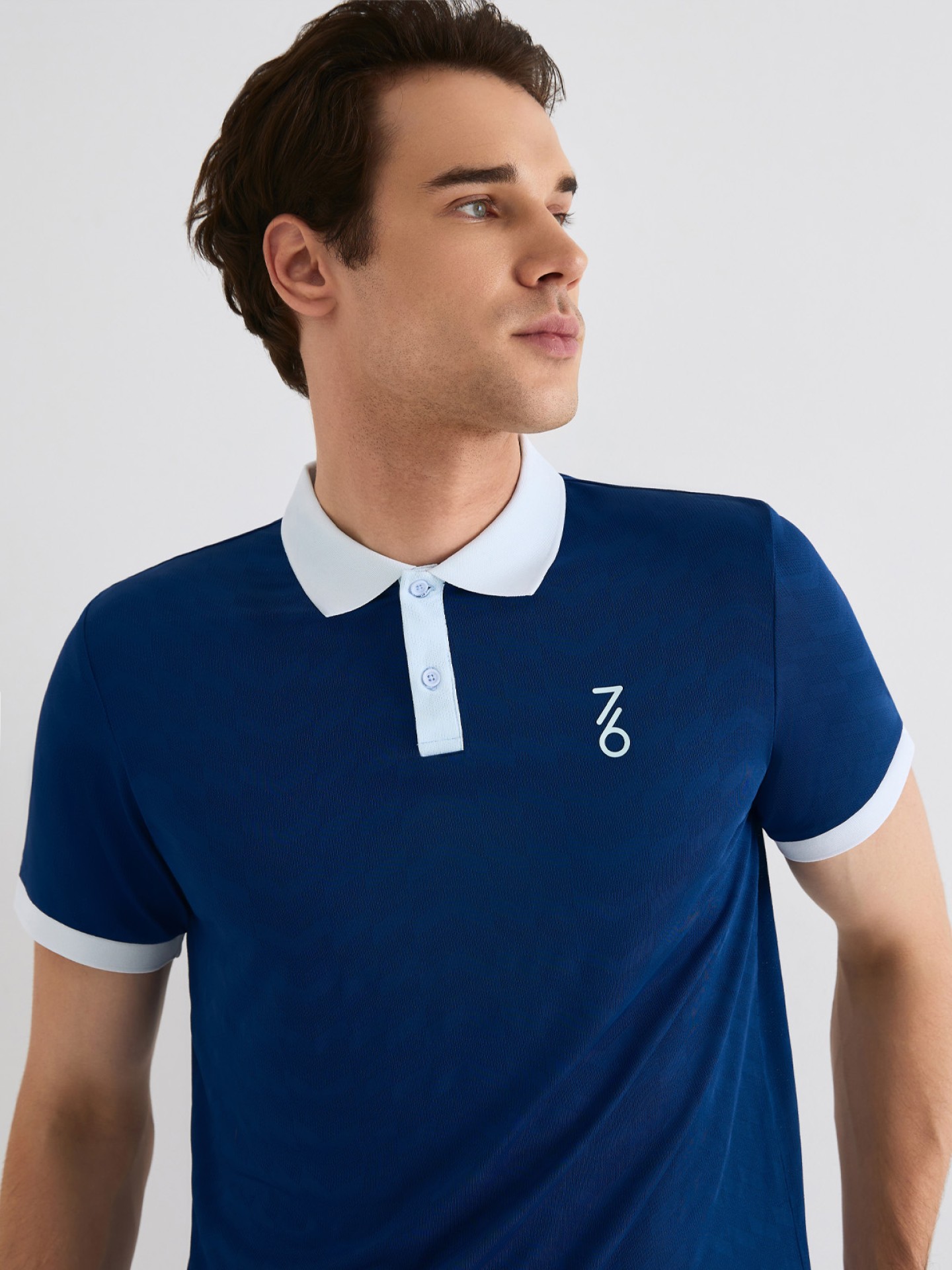 Мужское поло 7/6 Andy Polo Navy Peony