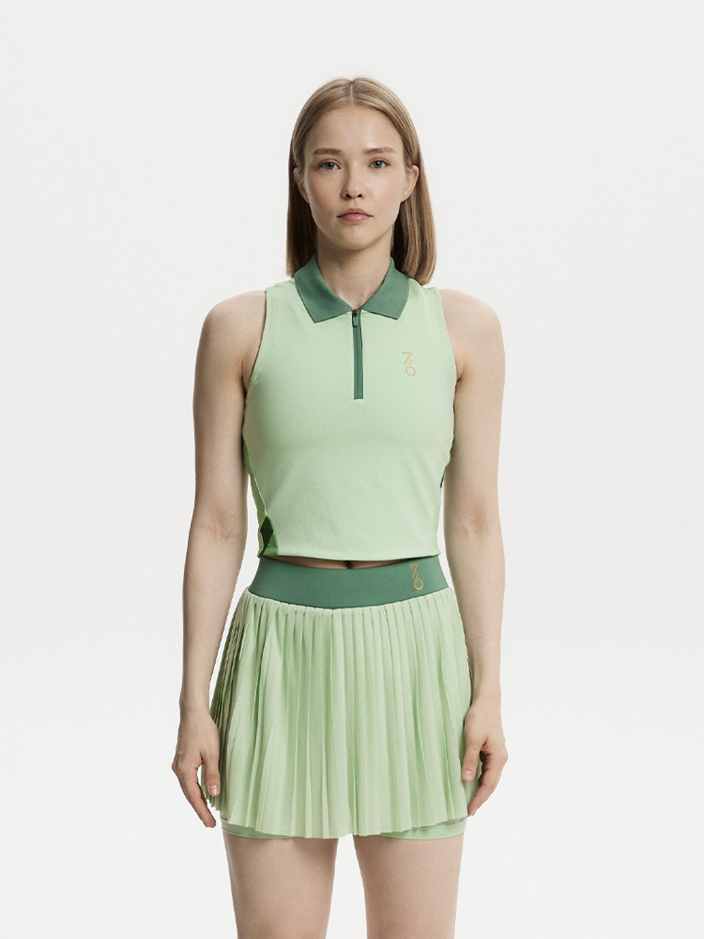 Топ женский 7/6 Kris Top - Green Blossom