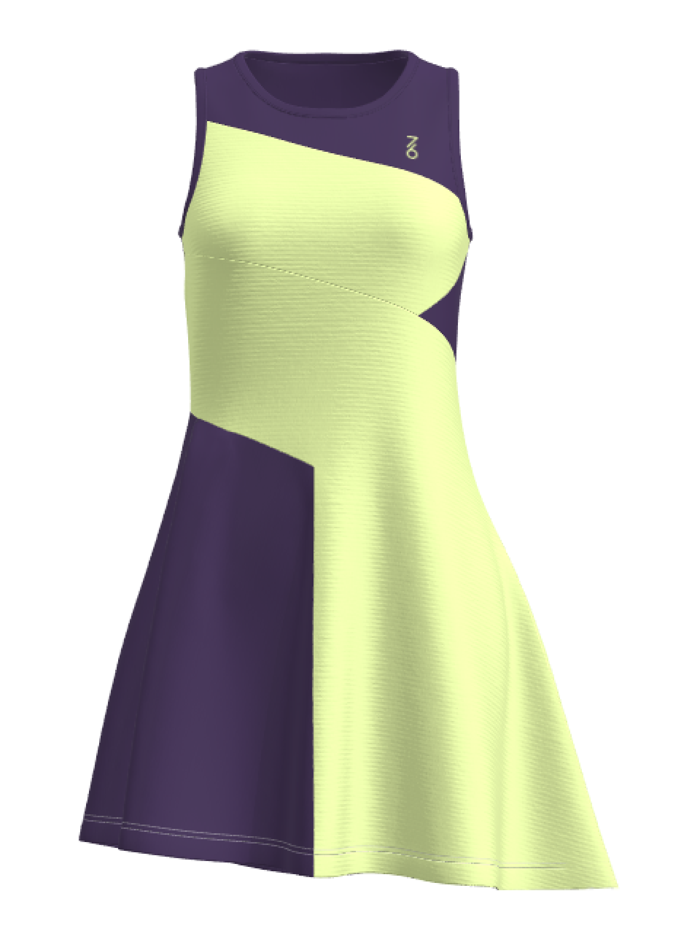 Платье женское 7/6 Nika Dress - Crown Jewel/Sunny Lime