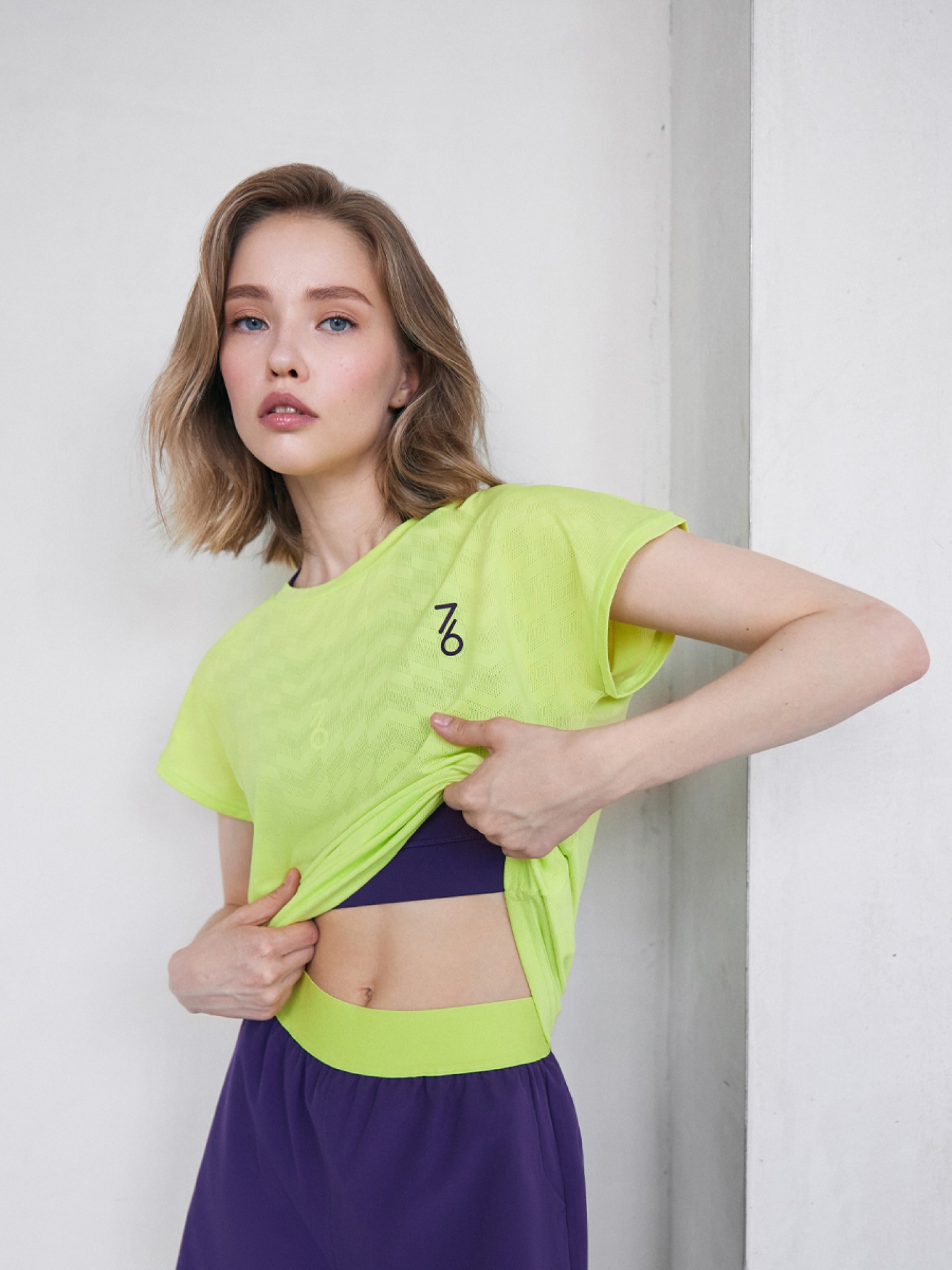 Футболка женская 7/6 Alice T-shirt - Sunny Lime