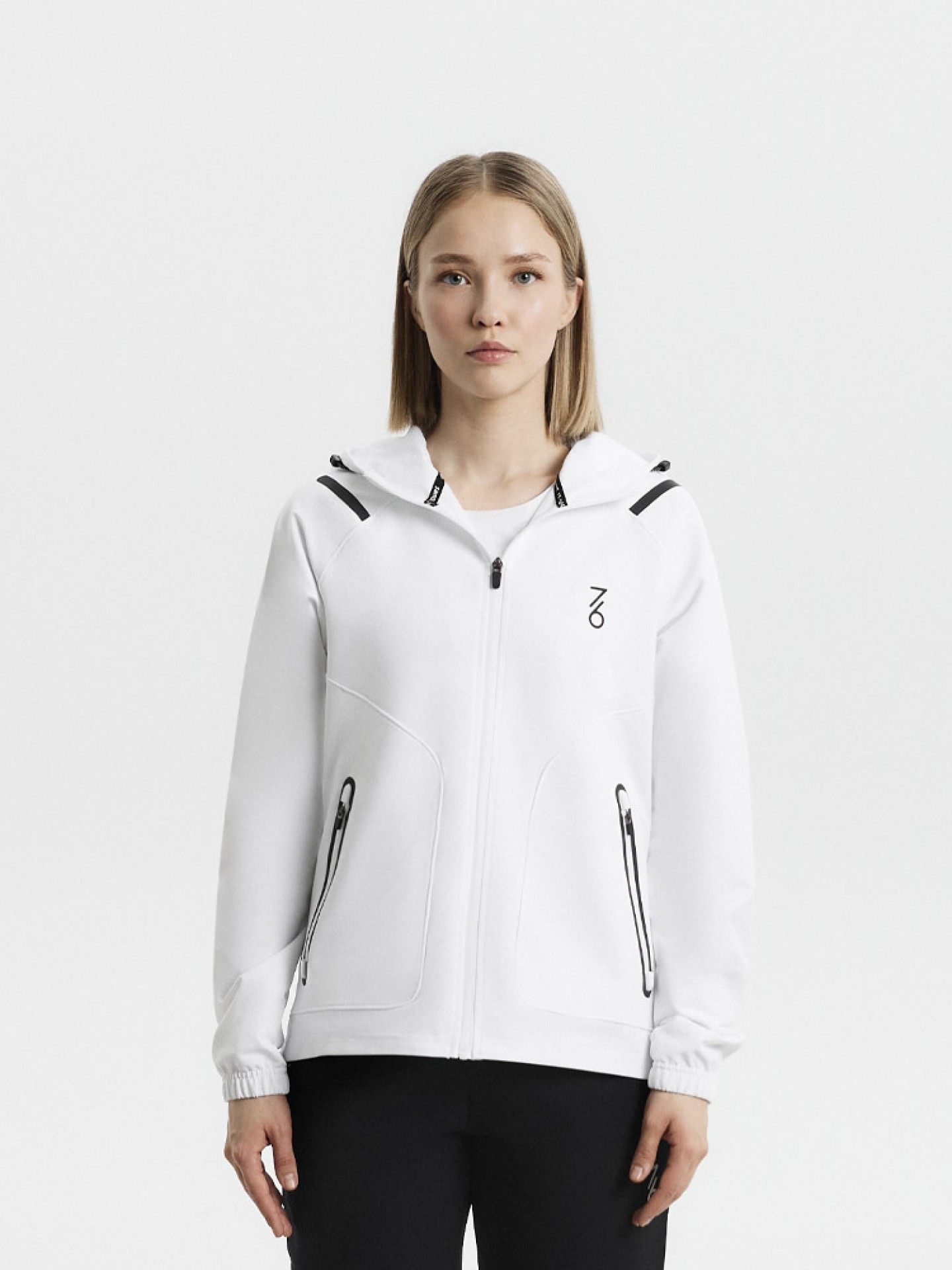 Кофта женская 7/6 Women Jacket White/Black