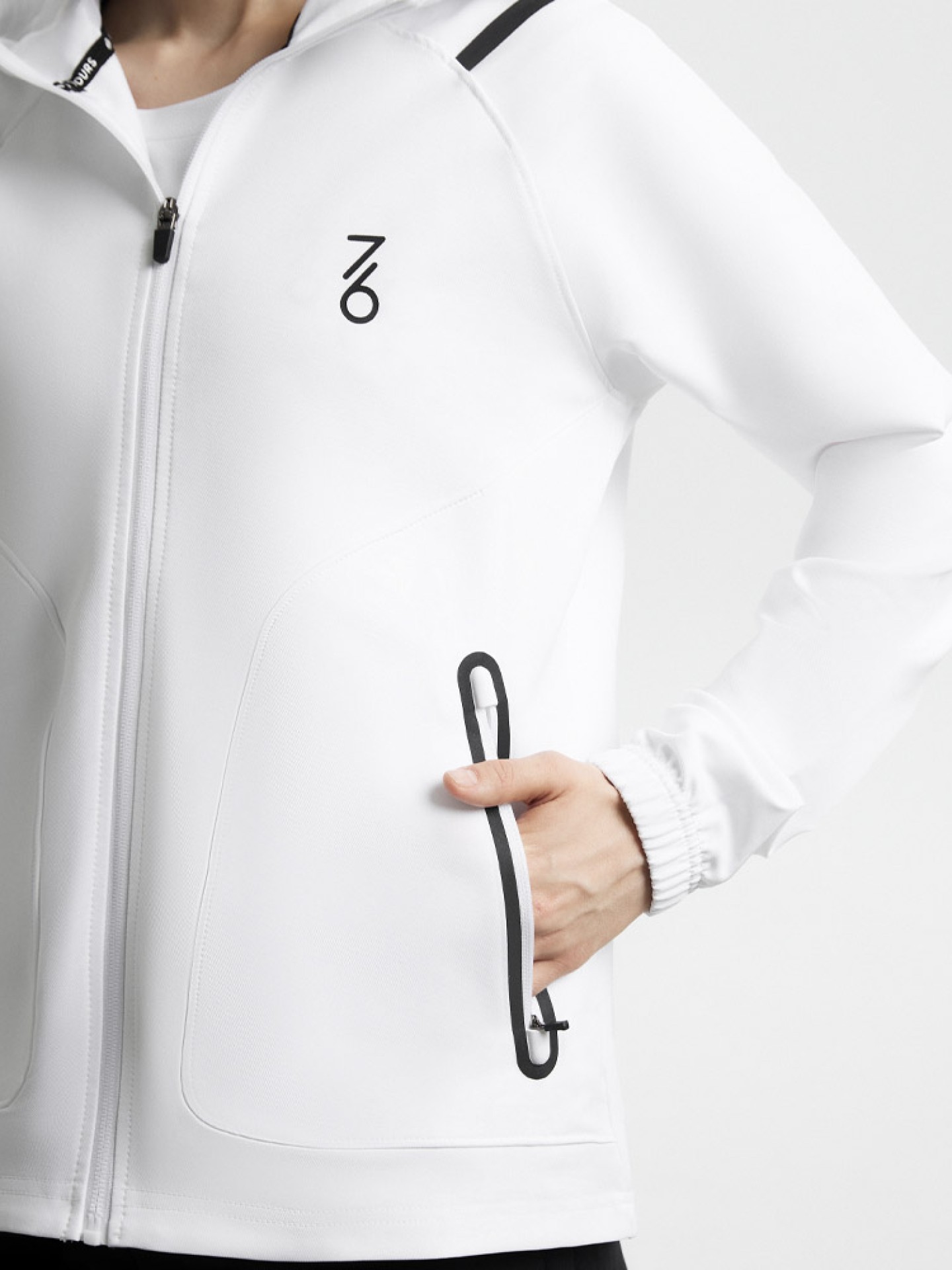 Кофта женская 7/6 Women Jacket White/Black