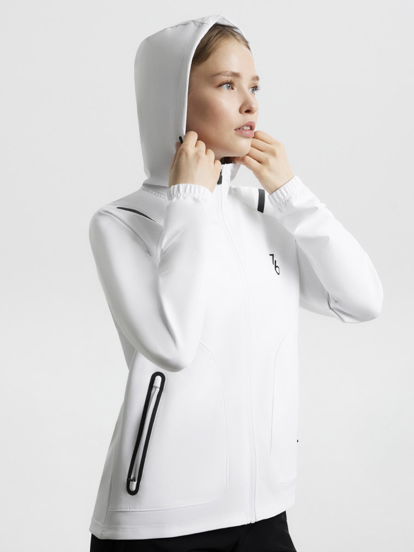 Кофта женская 7/6 Women Jacket White/Black