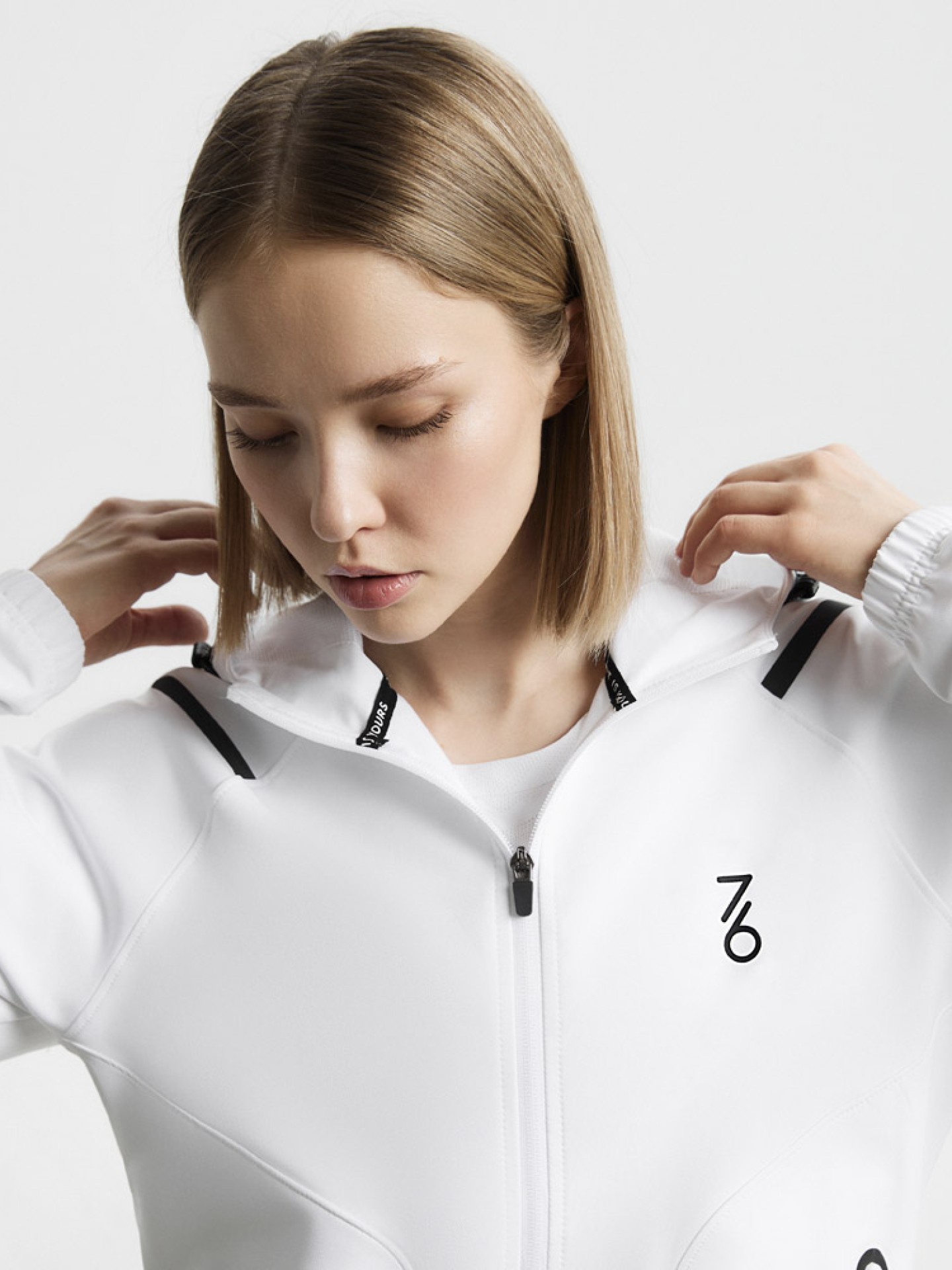 Кофта женская 7/6 Women Jacket White/Black