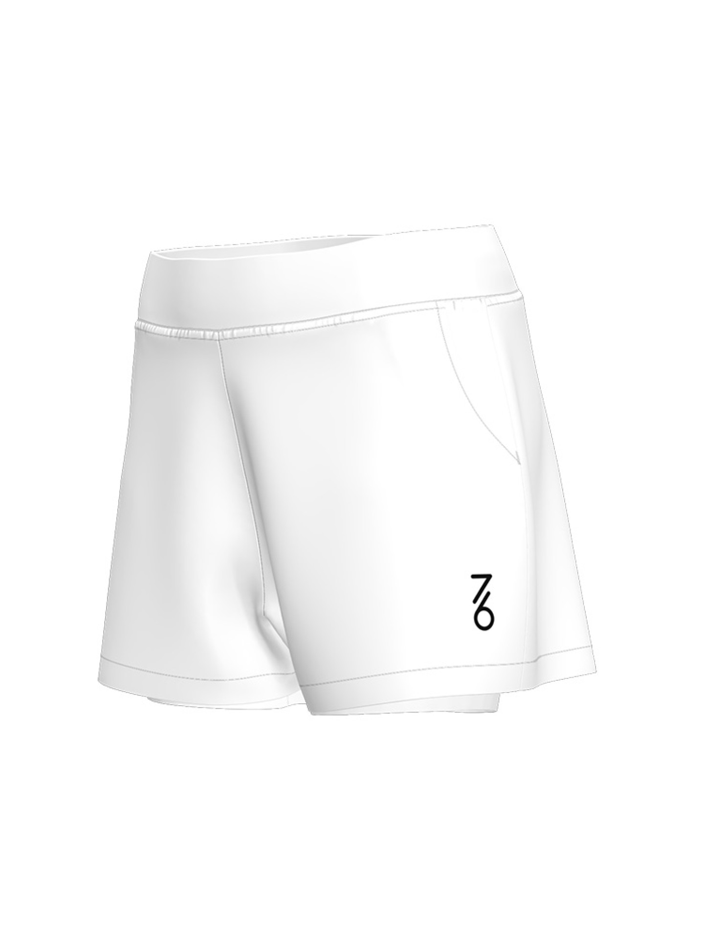 Шорты женские 7/6 Alex Shorts - White