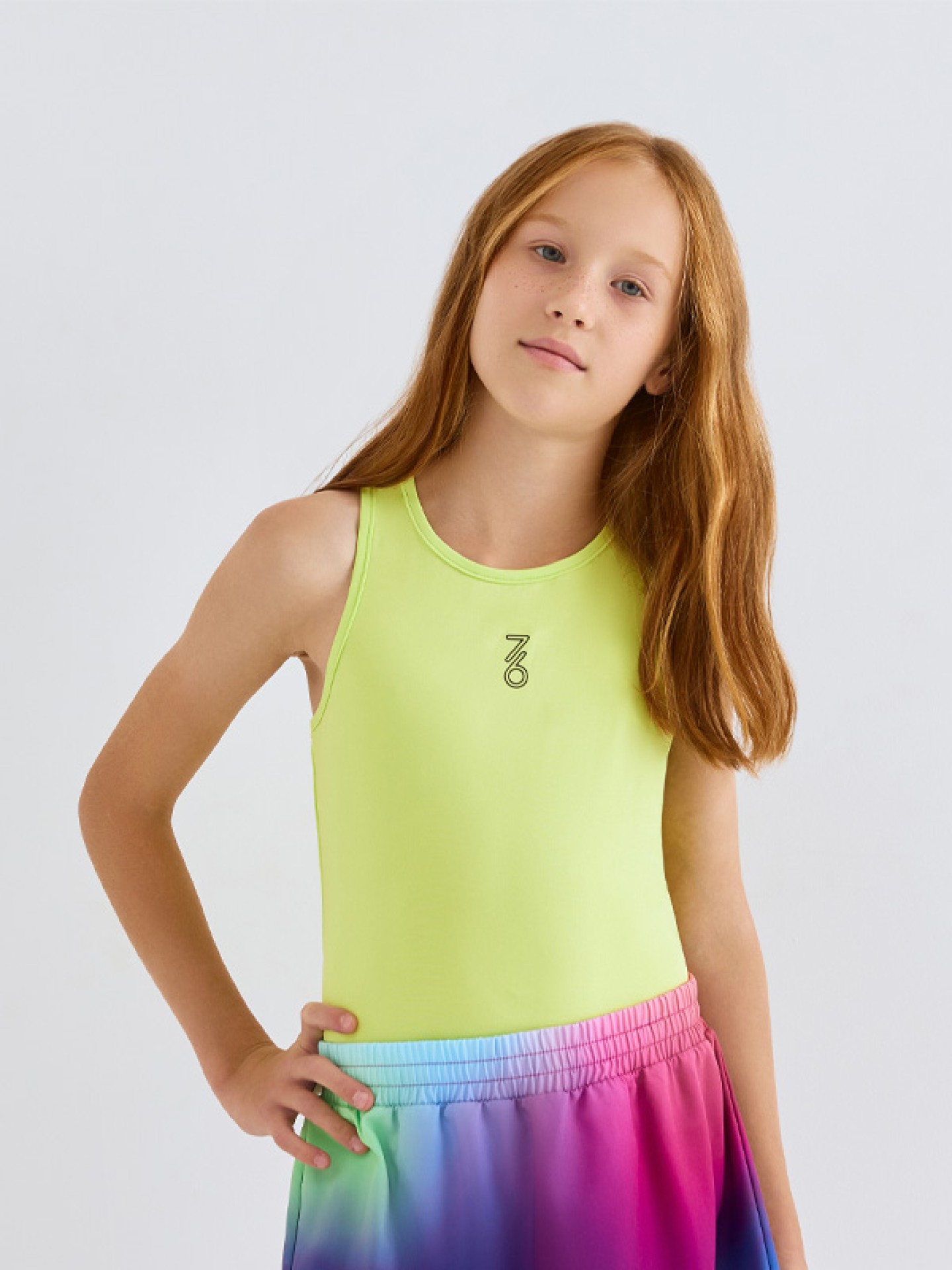 Майка детская 7/6 Polya Sleeveless T-shirt - Sunny Lime