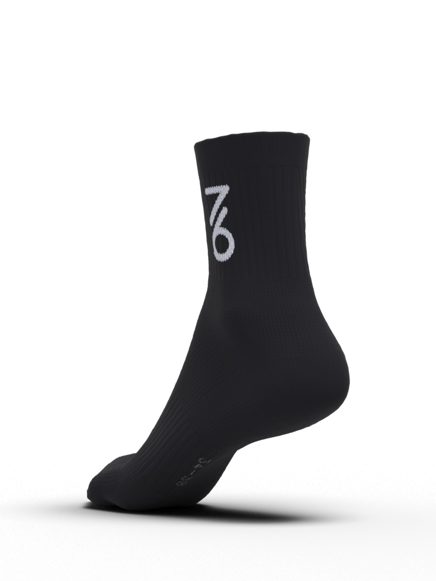 Теннисные носки 7/6 Tour Quater Black