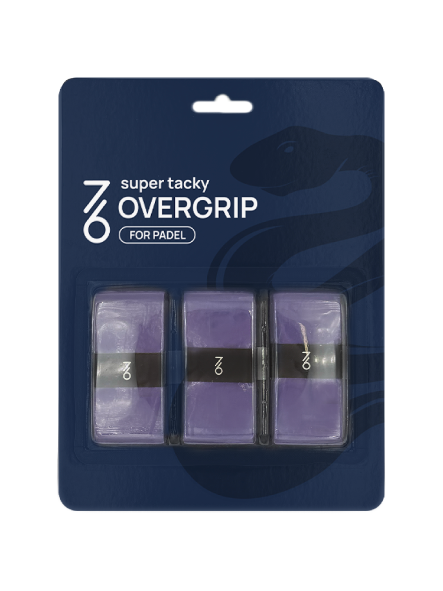 Овергрип 7/6 Padel Super Tacky Purple 3 шт.