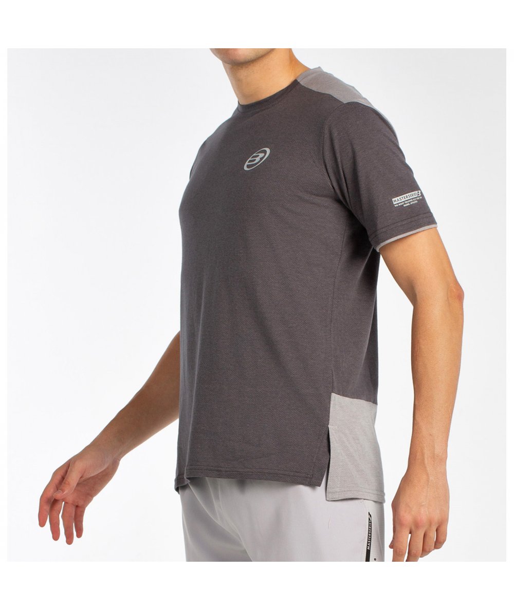 Футболка мужская Bullpadel MARSIC, черный меланж