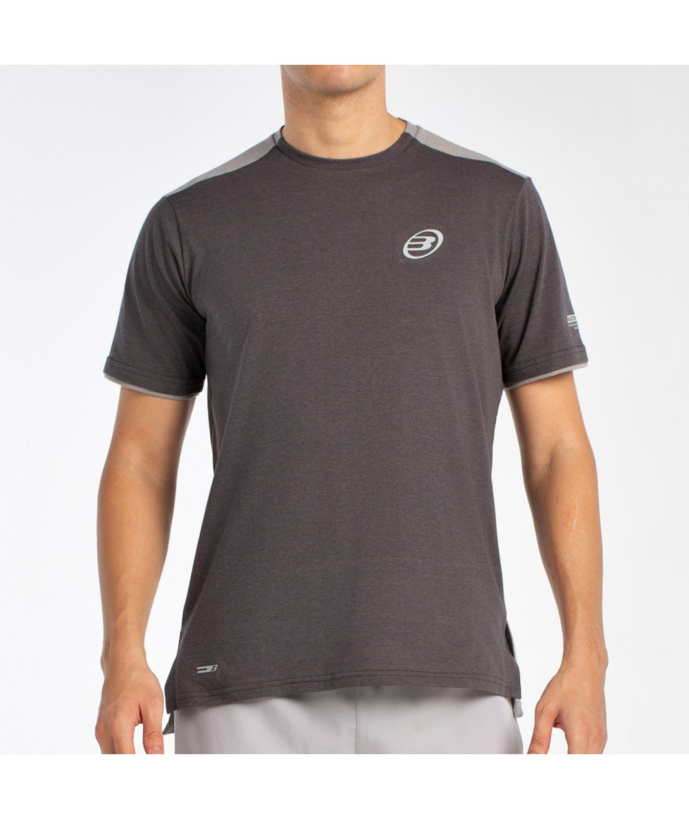 Футболка мужская Bullpadel MARSIC, черный меланж