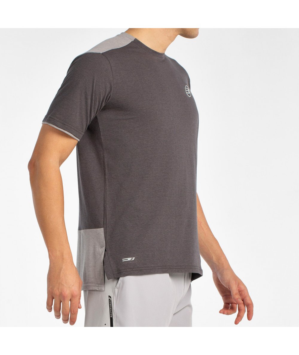 Футболка мужская Bullpadel MARSIC, черный меланж