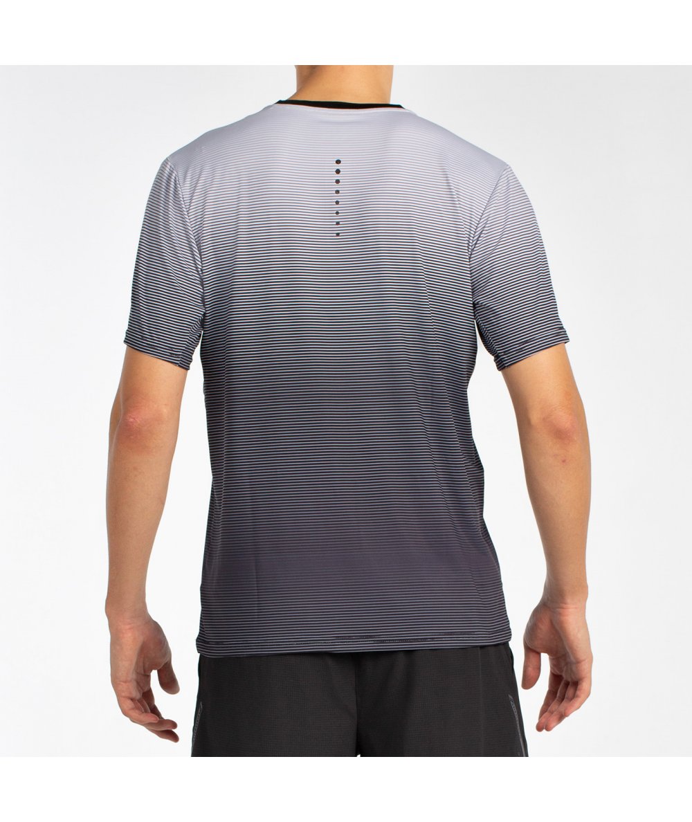 Футболка мужская Bullpadel MUSICA, градиент черный белый