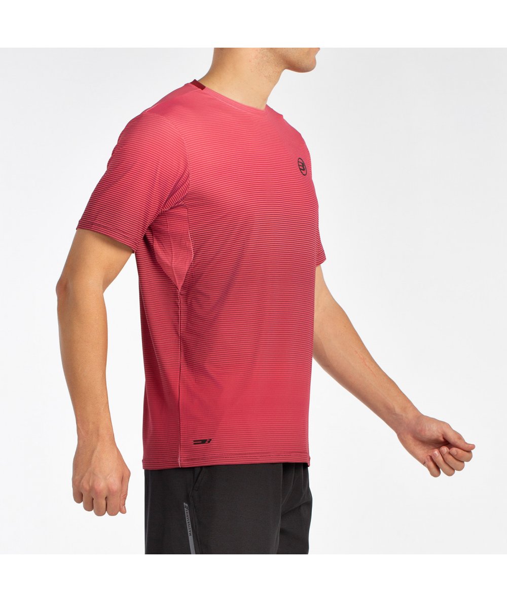 Футболка мужская Bullpadel MUSICA, красно бордовый