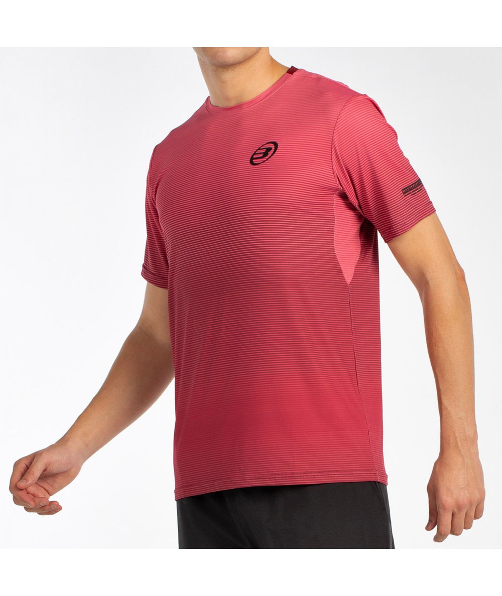 Футболка мужская Bullpadel MUSICA, красно бордовый