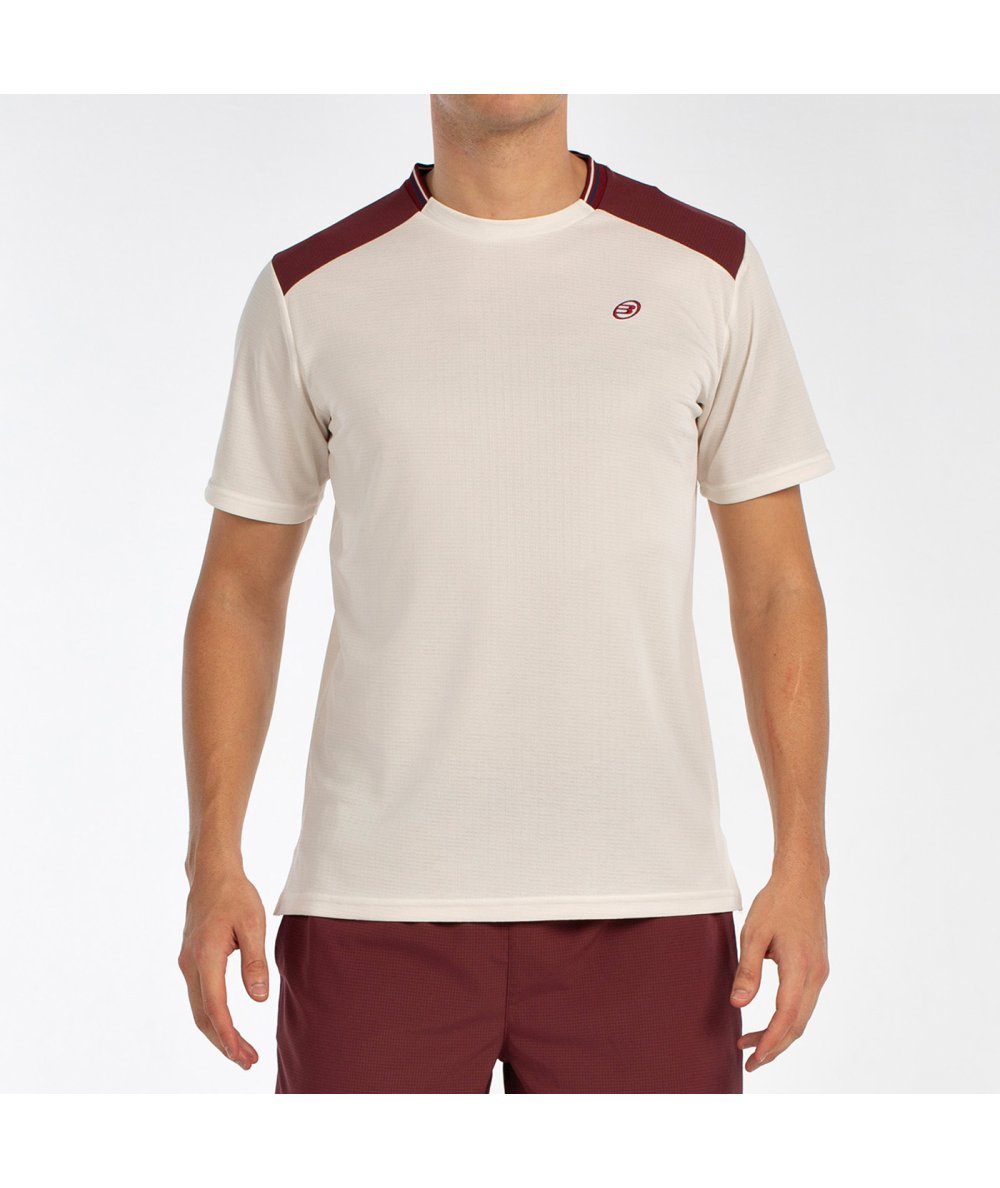 Футболка мужская Bullpadel ACRUX, молочный белый