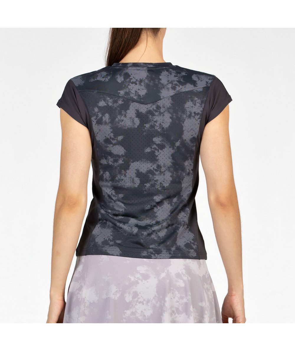 Футболка женская Bullpadel EDUJE, графитовый черный