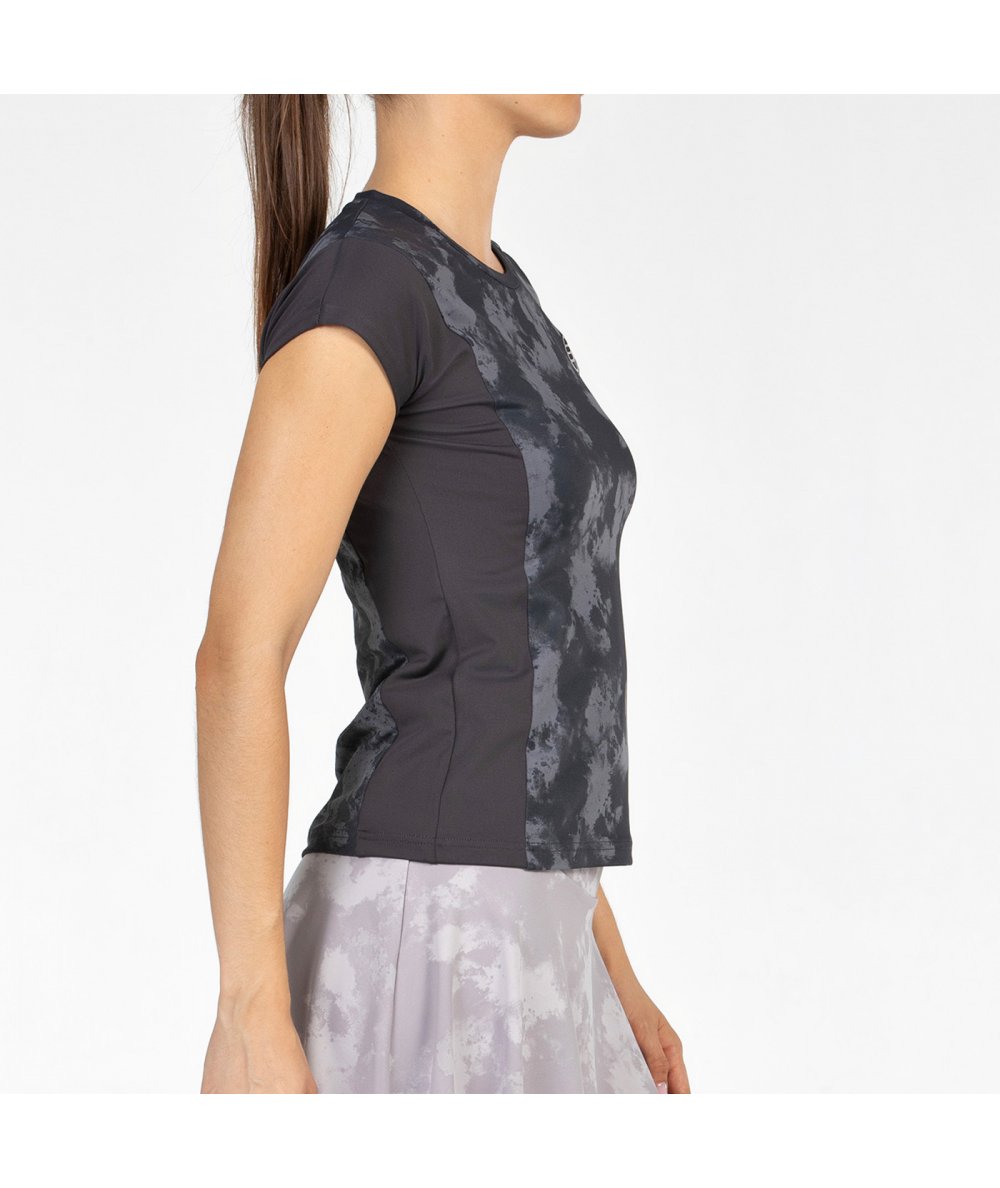 Футболка женская Bullpadel EDUJE, графитовый черный