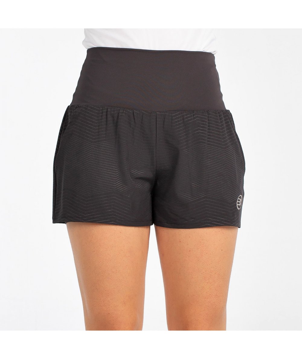 Шорты женские Bullpadel ENEJO, графитовый черный