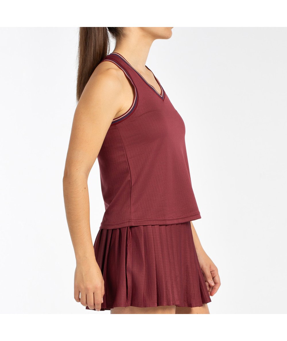 Майка женская Bullpadel AZA, бордовый